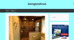 Desktop Screenshot of goingtotehran.com